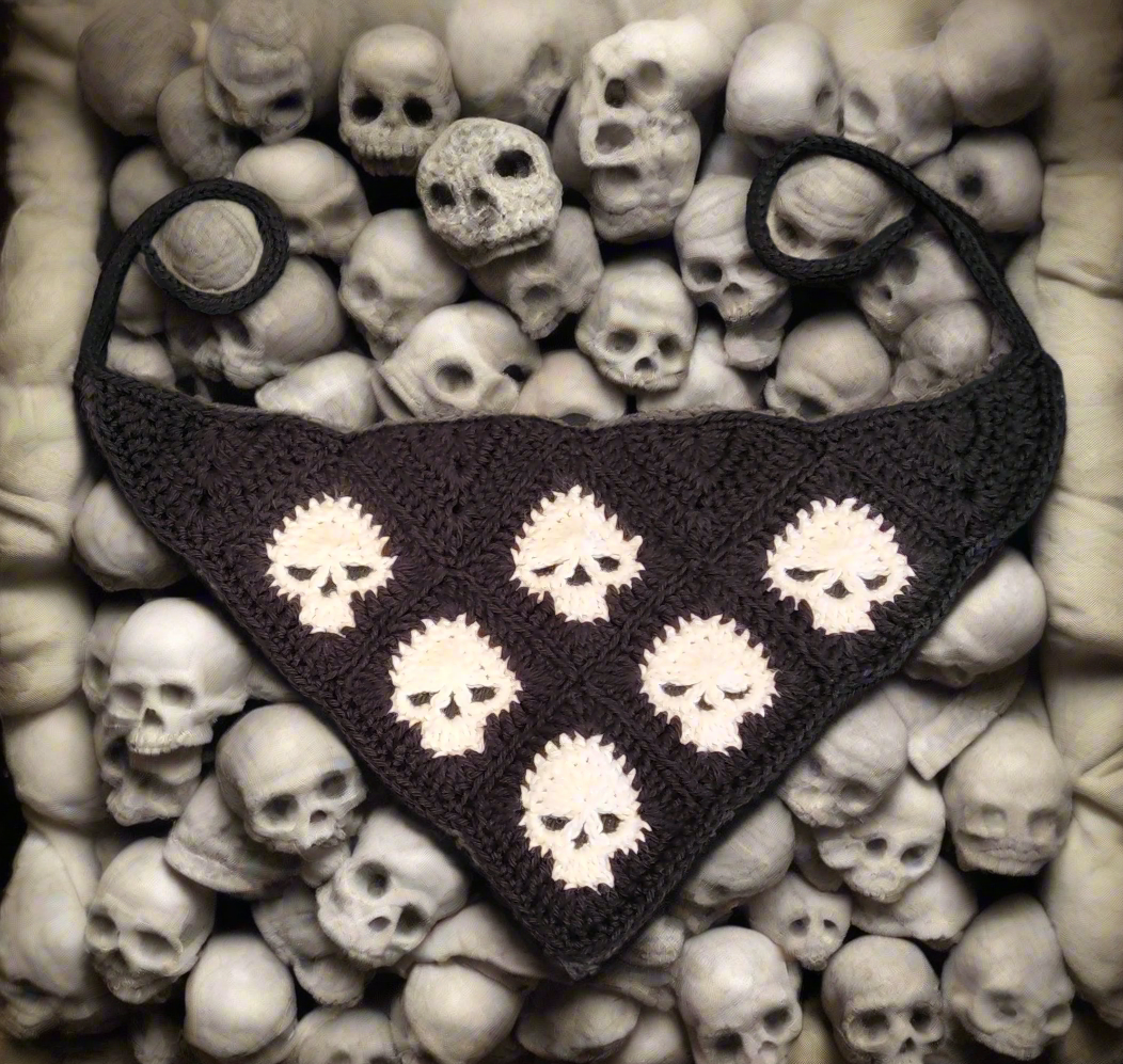 Sparkly Skulls Bandana