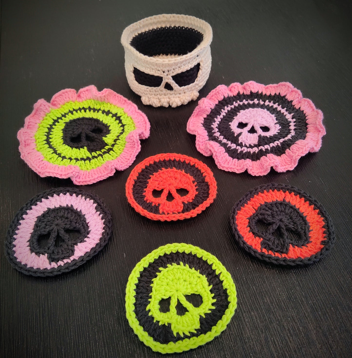 Skully Coaster Set