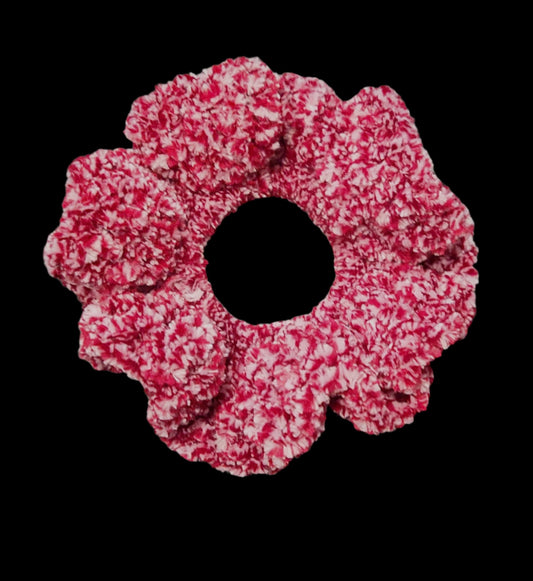 Soft-As-Coffin Lining Blood Spatter Scrunchie